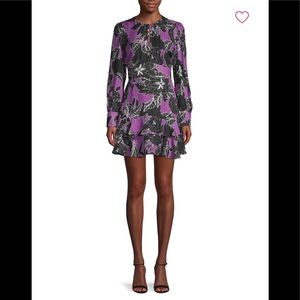 4X “HOST PICK” Parker Foral Print Silk Blend Dress